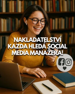 📚 Hledáme kreativního člověka pro správu sociálních sítí! 📚 Pokud máš vztah ke knihám a víš, jak ovládat Instagram a...