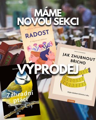 Knižní poklady za půlku 🤩 Spustili jsme úplně novou kategorii VÝPRODEJ, ve které je přes 100 knih se slevou až 50 %, u...